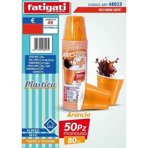 BICCHIERI PLASTICA CAFFE'...