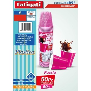 BICCHIERI PLASTICA CAFFE'...