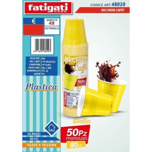 BICCHIERI PLASTICA CAFFE'...