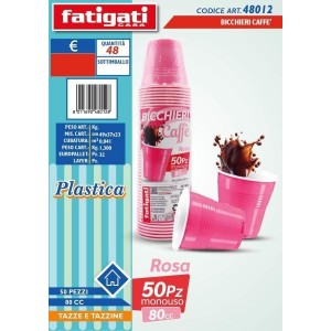 BICCHIERI PLASTICA CAFFE'...