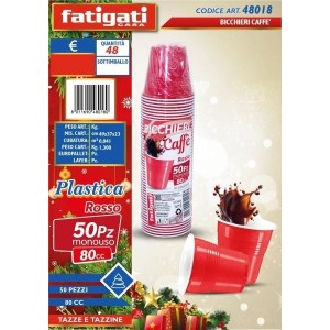 BICCHIERI PLASTICA CAFFE'...