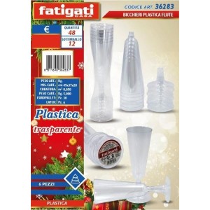 BICCHIERI PLASTICA FLUTE...