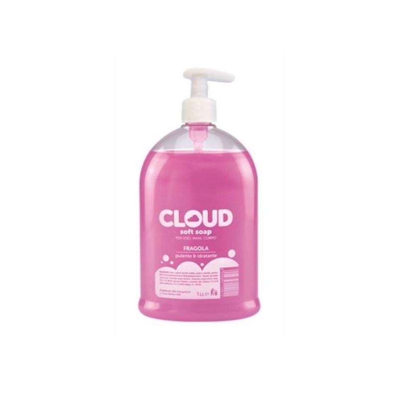 CLOUD SAPONE LIQUIDO COMP. FRAGOLA 1 LT