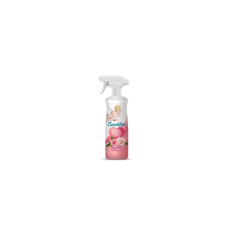 COCCOLATEVI PROFUMO SPRAY AMBIENTE ROSA&GERANIO 750 ML