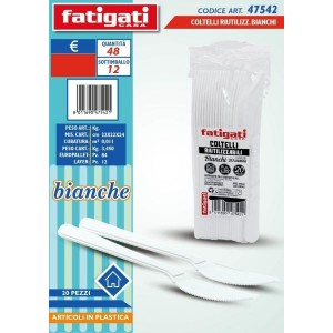 COLTELLI BIANCHI 20PZ PS...