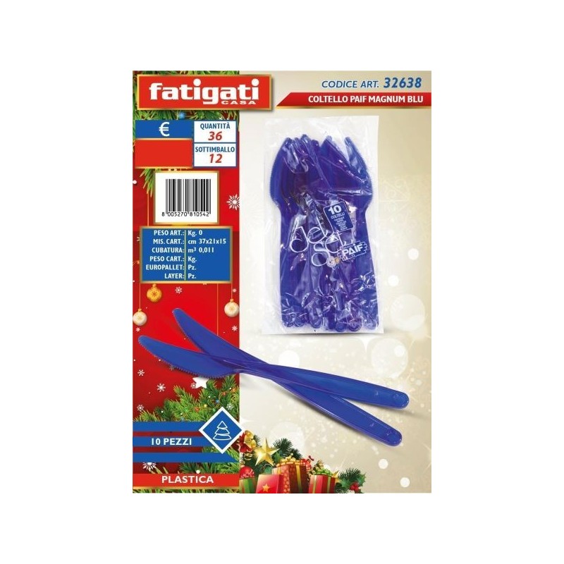 COLTELLI PAIF BLU MAGNUM 10 PZ