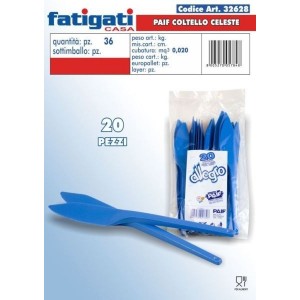 COLTELLI PAIF CELESTE 20 PZ
