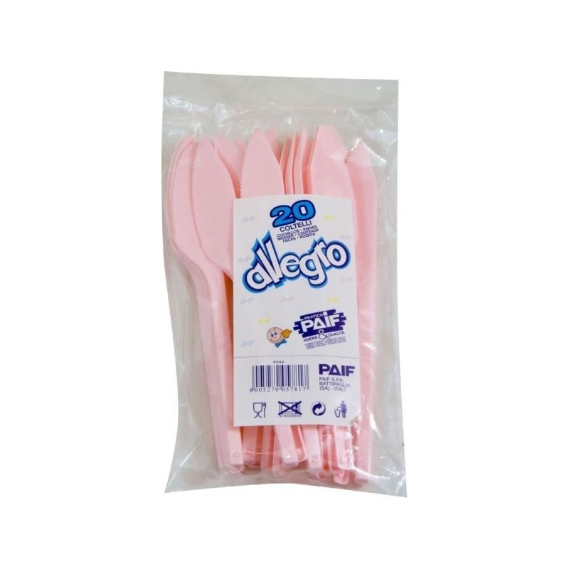 COLTELLI PAIF ROSA 20 PZ