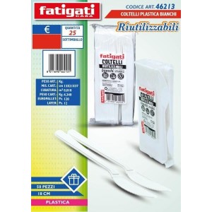 COLTELLI PLASTICA BIANCHI...