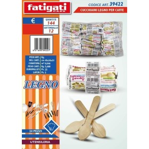 CUCCHIAINI LEGNO PER CAFFE'...