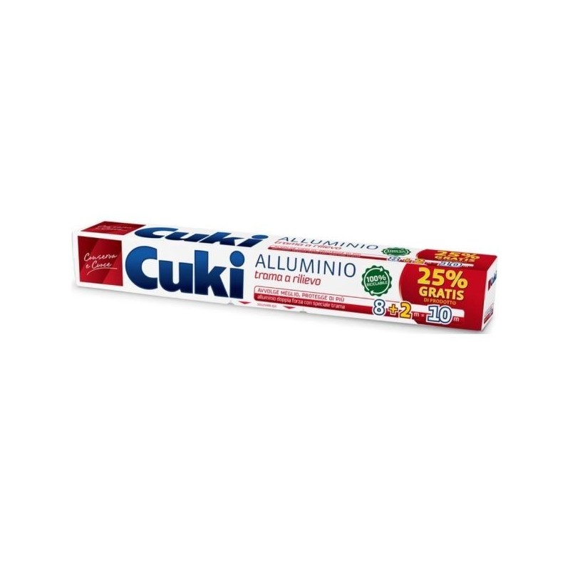 CUKI ALLUMINIO GOFFRATO 8+ 2 MT