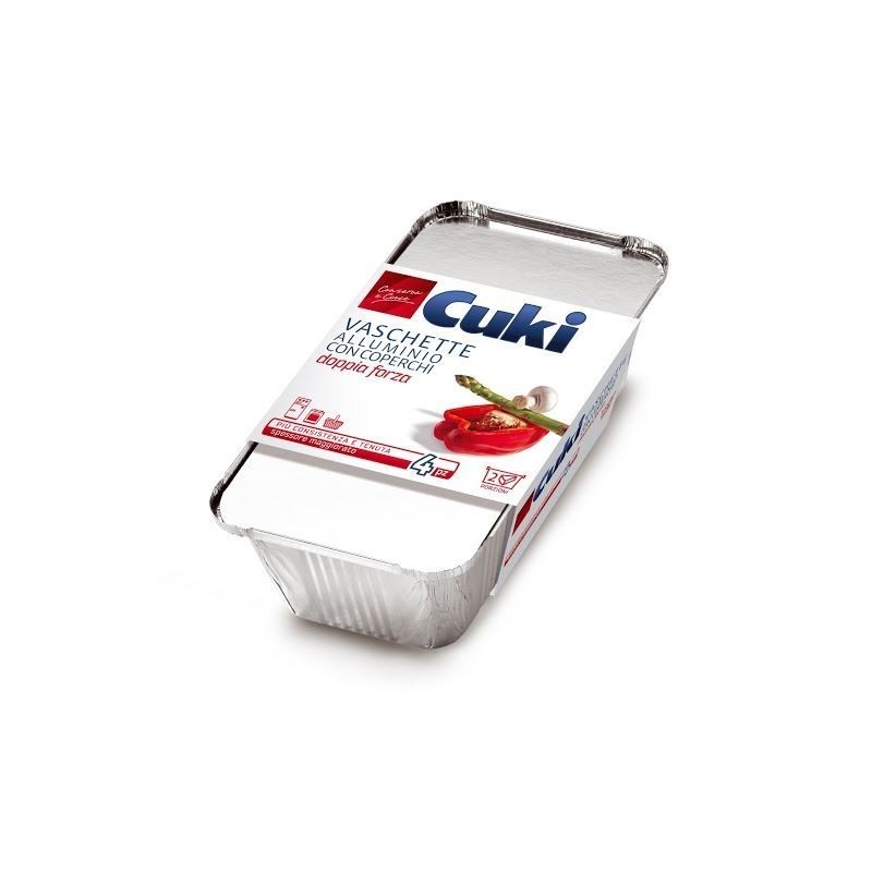 CUKI VASCHETTE ALLUMINIO C/C 2 PORZ. 4PZ R62