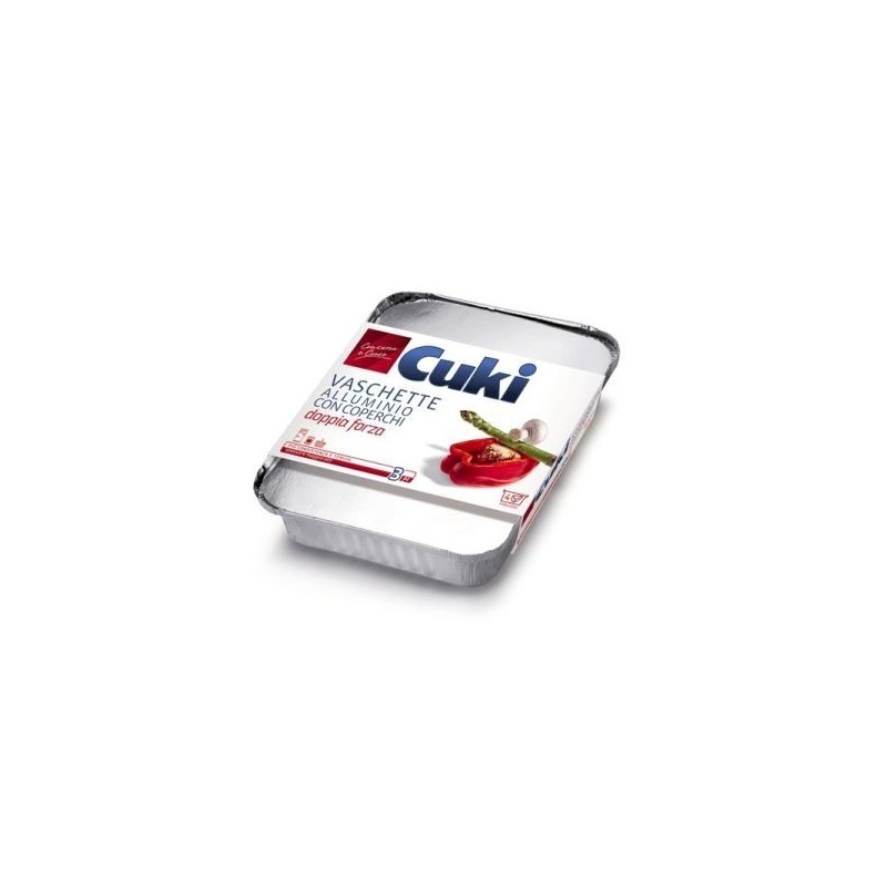 CUKI VASCHETTE ALLUMINIO C/C 4 PORZ. 3PZ R75