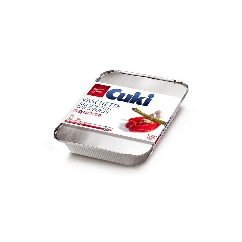 CUKI VASCHETTE ALLUMINIO C/C 6 PORZ. 2PZ RS90