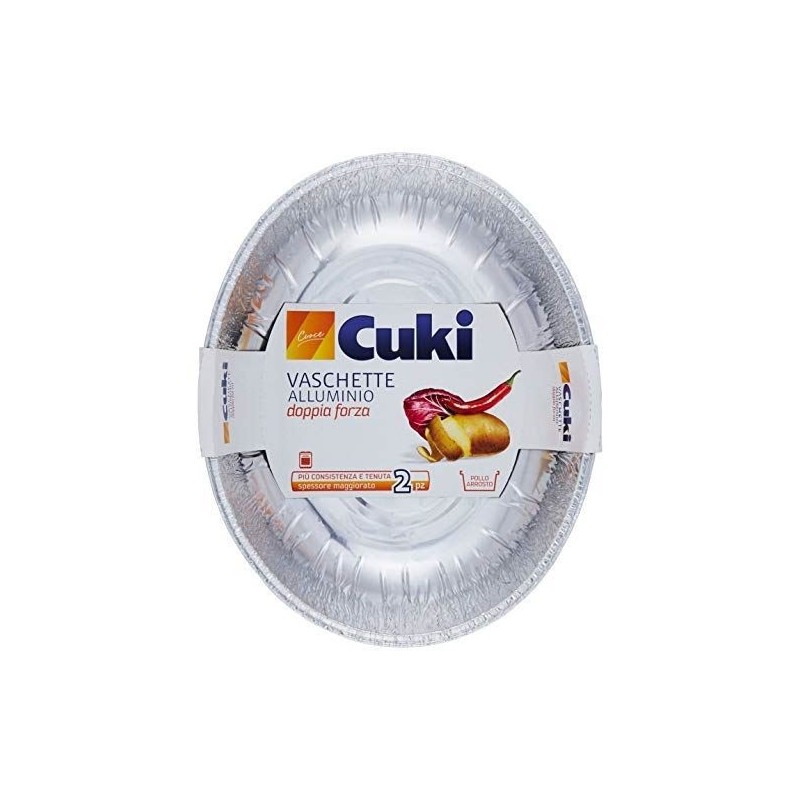 CUKI VASCHETTE ALLUMINO POLLO 2PZ E1