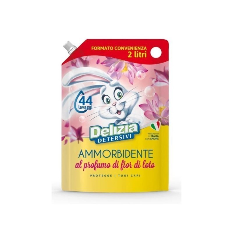 DELIZIA AMMORBIDENTE ECORICARICA FIOR DI LOTO 2 LT