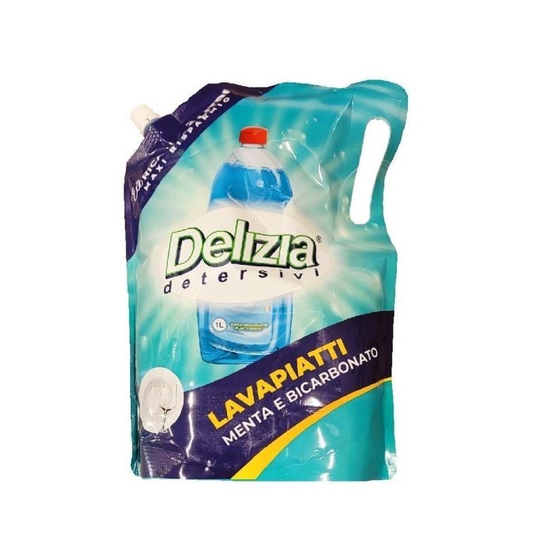 DELIZIA PIATTI BUSTA MENTA E BICARBONATO 2 LT