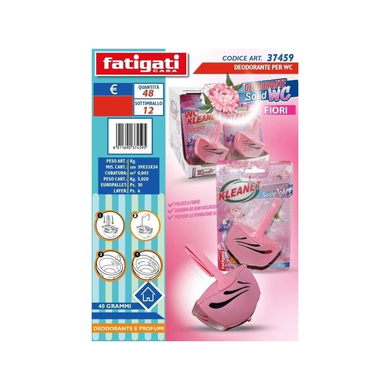 DEODORANTE WC KLEANET FIORI 40GR
