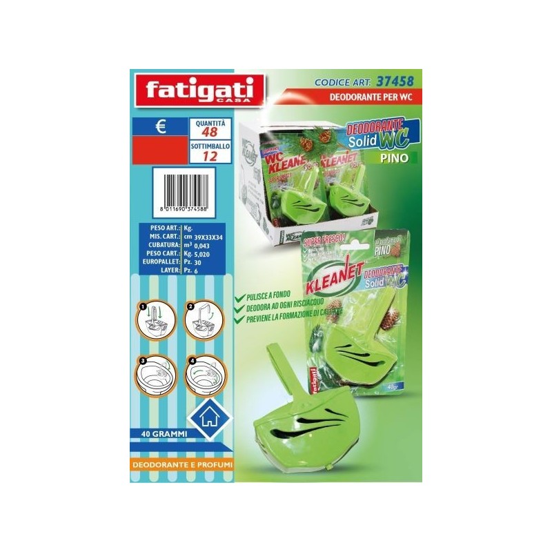 DEODORANTE WC KLEANET PINO 40GR