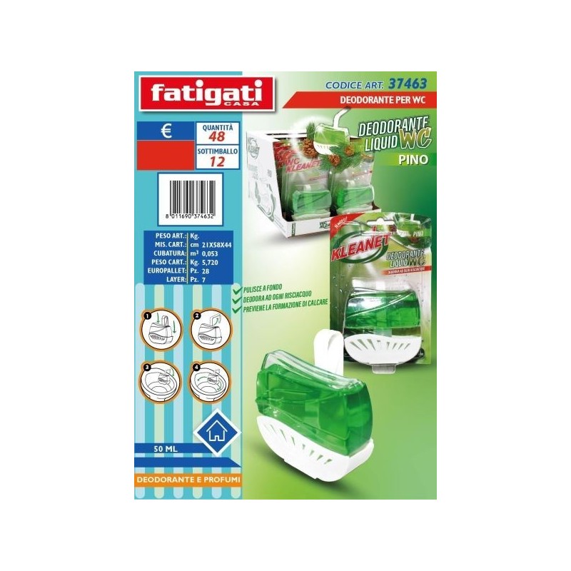 DEODORANTE WC KLEANET PINO 50ML