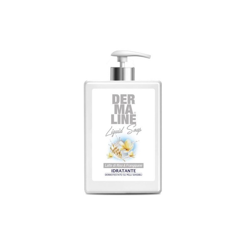DERMALINE SAPONE LIQUIDO LATTE RISO&FRANGIPANE 500ML