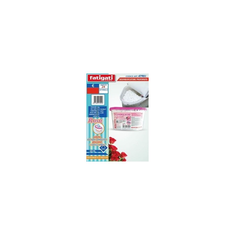 DEUMIDIFICATORE PROFUMATO 400ML ROSA