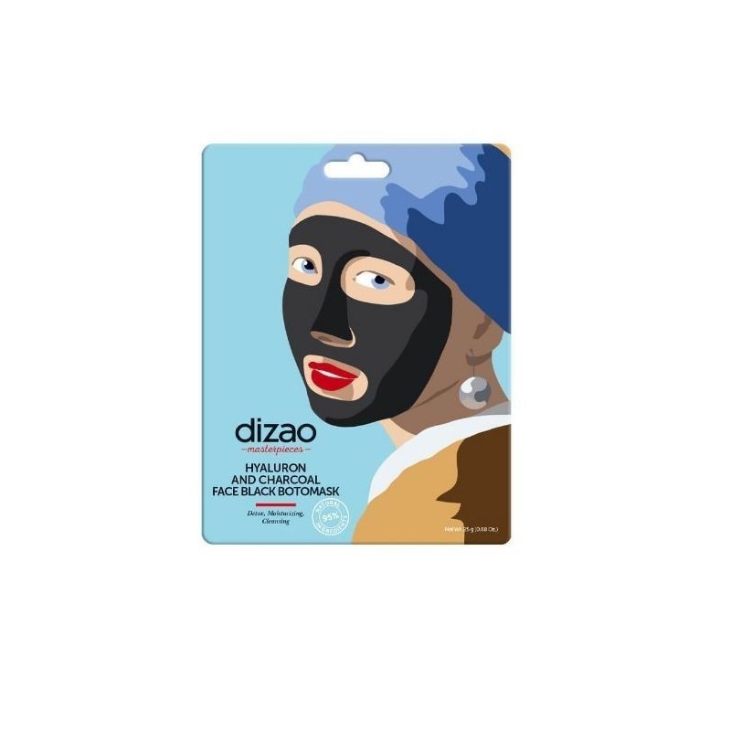 DIZAO MASCHERA CARBONE ORECCHINO DI PERLA 25 GR