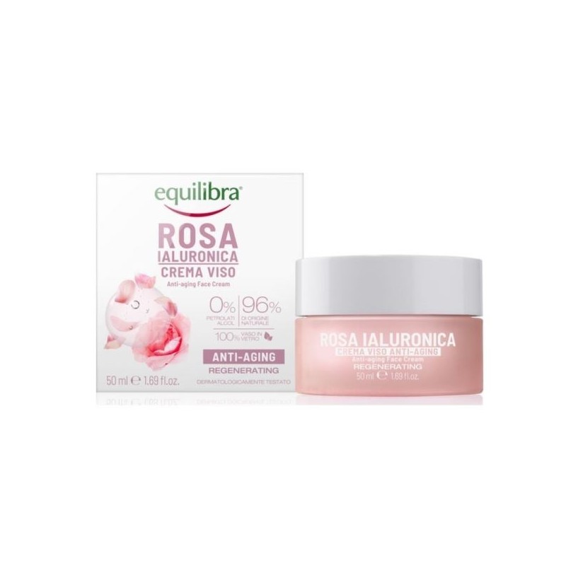 EQUILIBRA CREMA VISO ROSA IALURONICA 50 ML