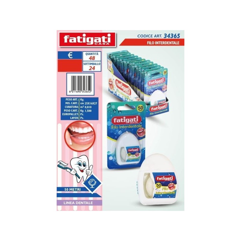 FILO INTERDENTALE 50 METRI 34365