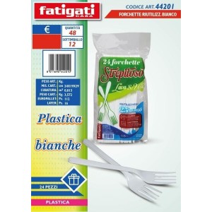 FORCHETTE PLASTICA RIUT.LI...