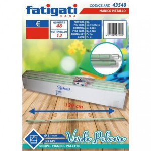 MANICO SCOPA METALLO 130...