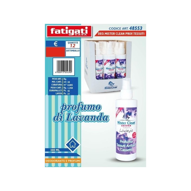 MISTER CLEAN PROFUMO PER BUCATO LAVANDA 200ML