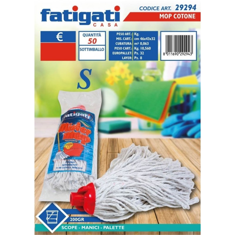 MOP COTONE MISTER MOP 29294 200 gr FATIGATI