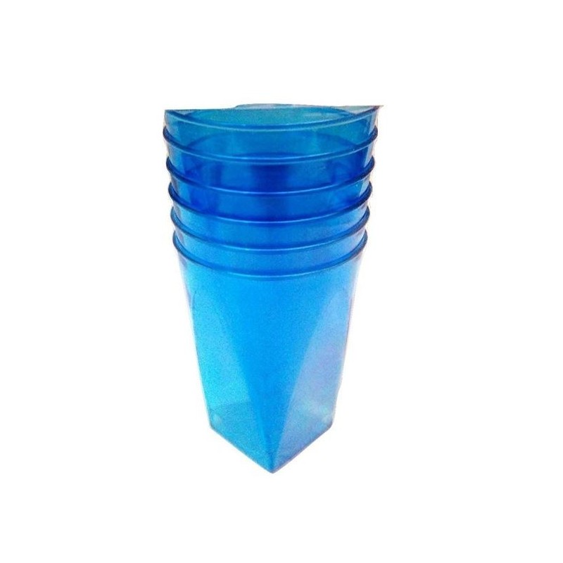 MV BICCHIERI 10OZ PLAST.6PZ BLU