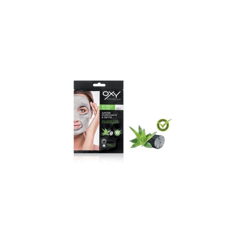 OXY BUBBLE MASK VISO DETOX MASCHERA IN TESSUTO 1 PZ