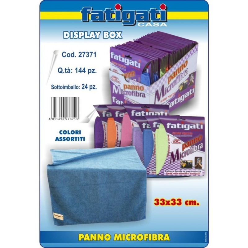 PANNO MICROFIBRA 33x33cm 27371/22799 FATIGATI