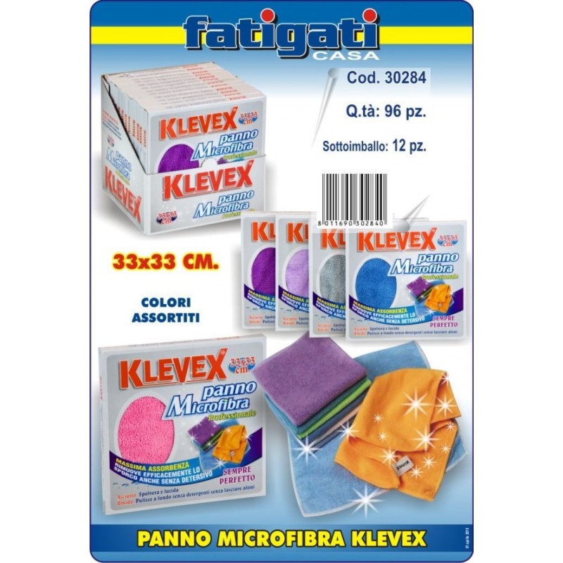 PANNO MICROFIBRA 33x33cm 30284 KLEVEX