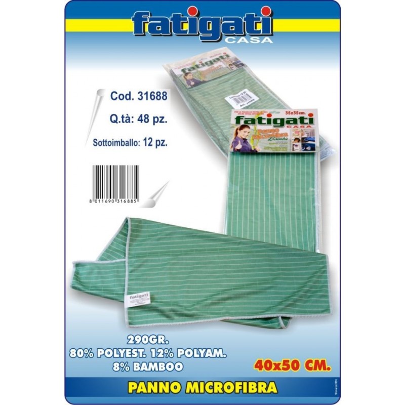 PANNO MICROFIBRA BAMBOO 40x50 cm 31688 FATIGATI
