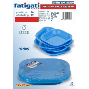 PIATTI SNACK FONDI AZZURRO...