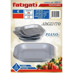 PIATTI SNACK PIANI ARGENTO...