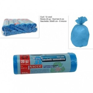 SACCO IMMONDIZIA 50x60cm...