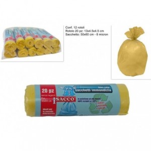 SACCO IMMONDIZIA 50x60cm...