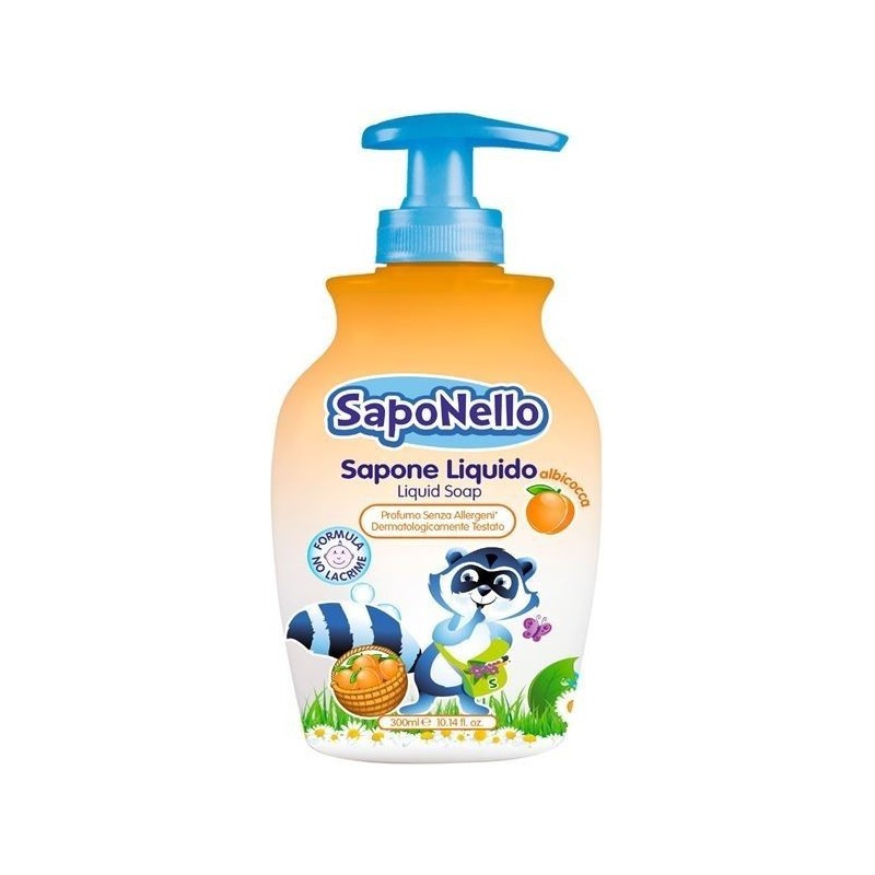 SAPONELLO SAPONE LIQ. ALBICOCCA 300ML