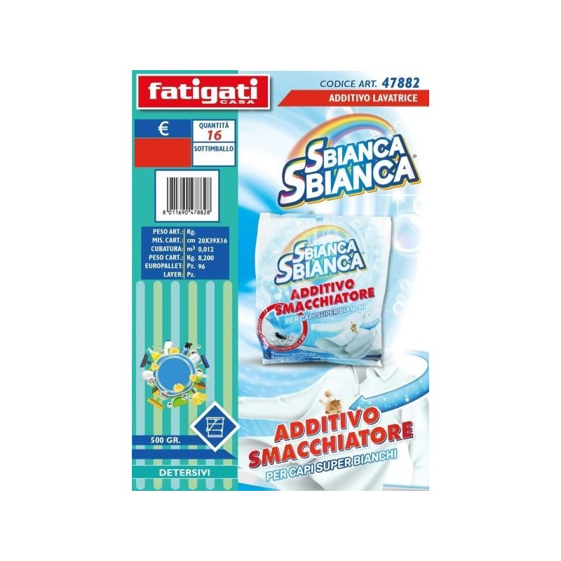 SBIANCA SBIANCA ADDITIVO LAVATRICE 500 GR