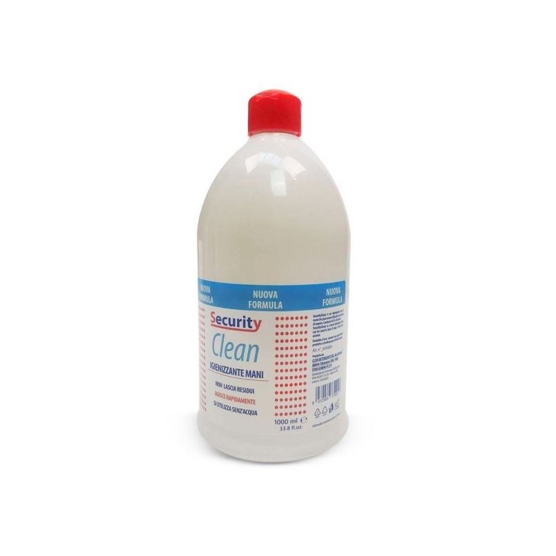 SECURITY CLEAN GEL MANI IGIENIZZANTE F.TOP 1000 ML
