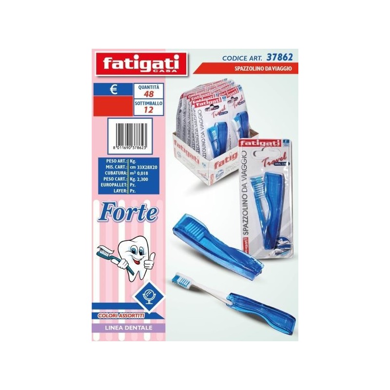 SPAZZOLINO DA DENTI DA VIAGGIO FORTE