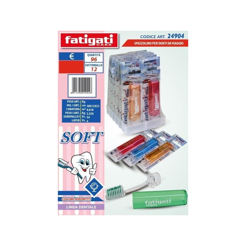 SPAZZOLINO DA DENTI DA VIAGGIO SOFT