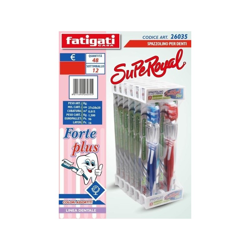 SPAZZOLINO DENTI SUPEROYAL PLUS FORTE