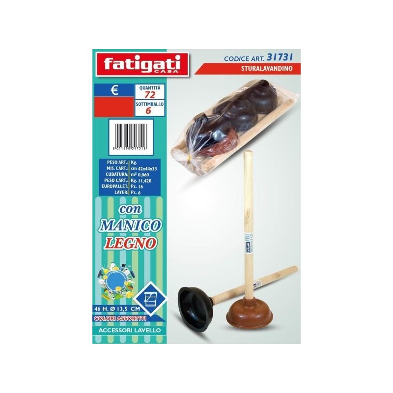 STURALAVANDINO C/MANICO LEGNO D 13,5CM