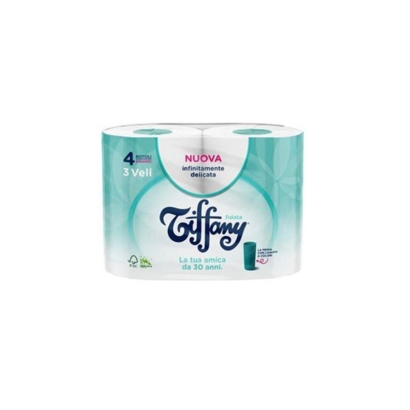 TIFFANY IGIENICA FIDATA 4 ROTOLI 3V